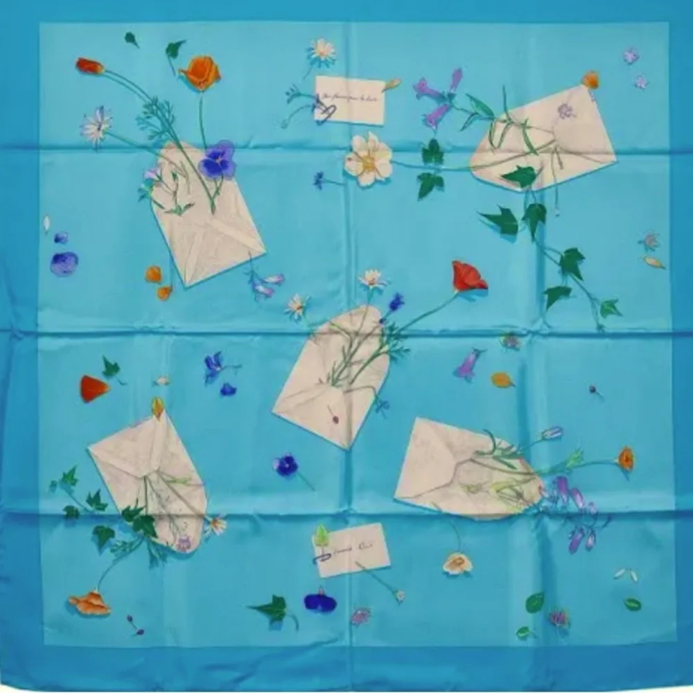 Hermes scarf. Des Fleurs Pour Le Dire - Picture 1 of 8
